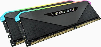 Corsair Vengeance RGB RT 32GB DDR4 RAM με 2 Modules (2x16GB) και Ταχύτητα 3600 για Desktop