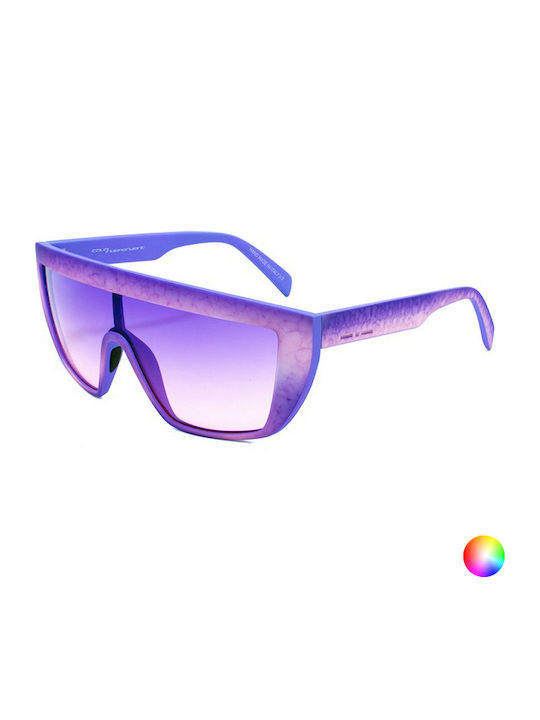 Italia Independent Men's Sunglasses with Purple Plastic Frame and Purple Lens 0912.014.016