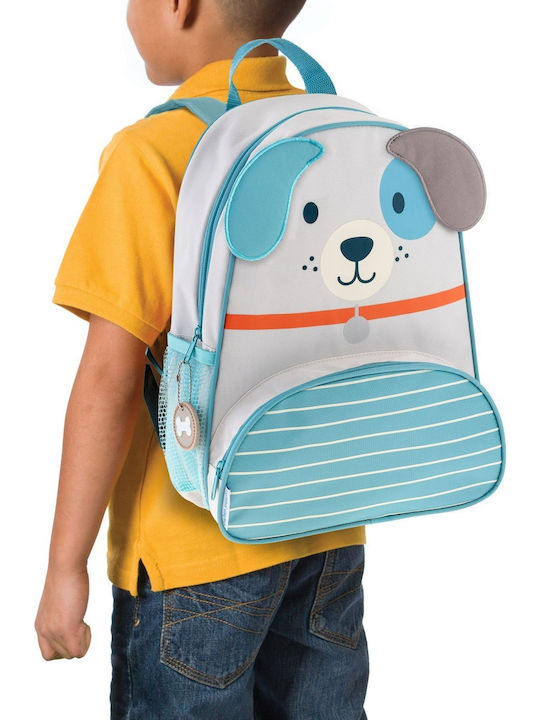 Stephen Joseph Dog Schulranzen Rucksack Kindergarten Hellblau mit Flaschenhalter