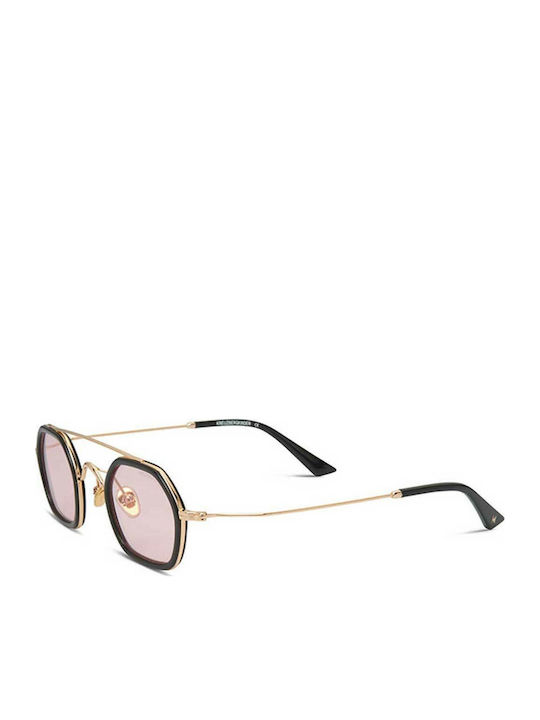 Kreuzbergkinder Leo Sunglasses Μαύρα with Mixed Frame & Pink Lens Kreuzbergkinder Leo Sunglasses Μαύρα with Mixed Frame & Pink Lens