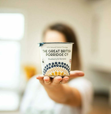 The Great British Porridge Co Flakes Oat with Blueberry & Banana 60gr