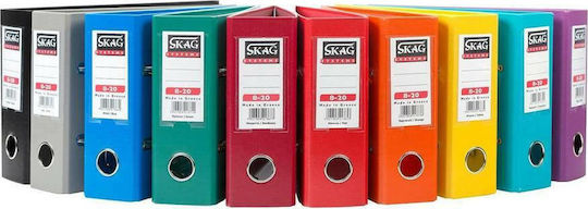 Skag Binders 8/22 for Paper A5 with 2 s Rings Yellow 1pcs