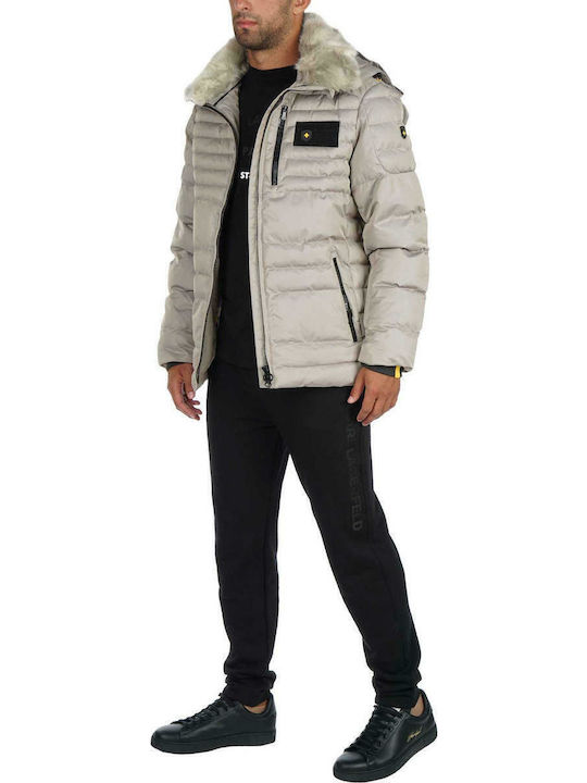 Geacă de Iarnă Puffer Bej