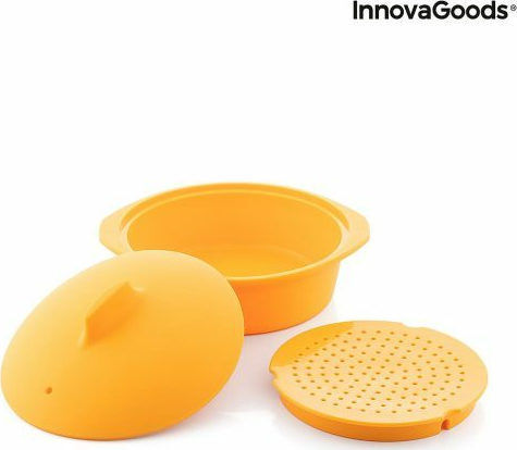 InnovaGoods Silicotte Steamer Basket made of Plastic 21.5x19.5x11εκ.
