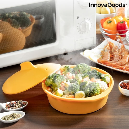 InnovaGoods Silicotte Steamer Basket made of Plastic 21.5x19.5x11εκ.