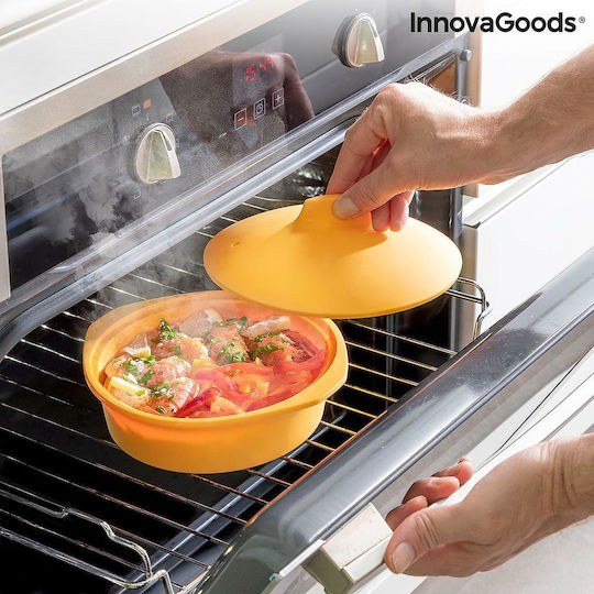 InnovaGoods Silicotte Steamer Basket made of Plastic 21.5x19.5x11εκ.