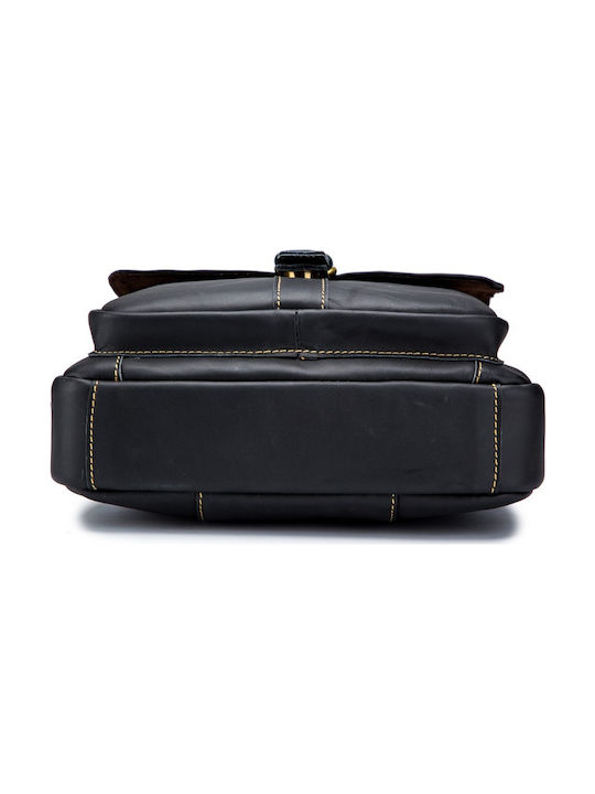 Leather Men's Black Briefcase
