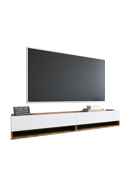 Handra White Walnut TV Stand L180xD31.5xH29.5cm
