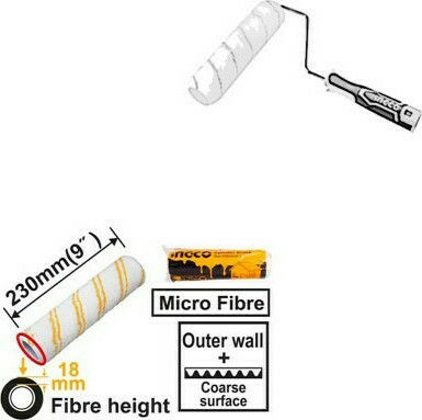 Ingco Ανταλλακτικό Ρολό Ίσιο 22.86cm