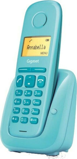 Gigaset A180 Cordless Phone with Greek Menu Aqua Blue