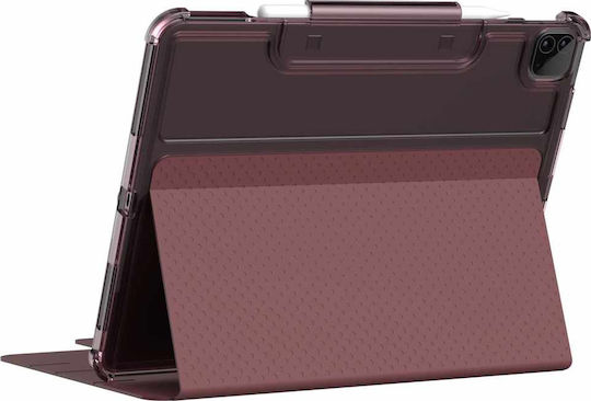 UAG U Lucent Flip Cover Durable Aubergine Rose for iPad Pro 2021 12.9"