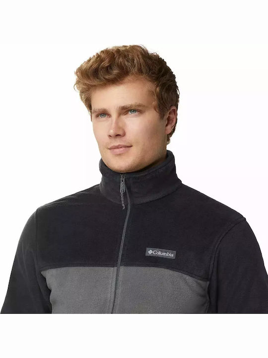 Steens Mountain Men's Fleece Cardigan Black / Grill