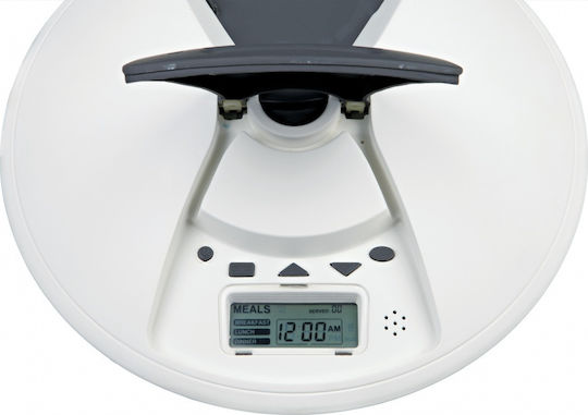 Trixie Automatic Plastic Feeder for Dog & Cat 240ml 32cm in White Color