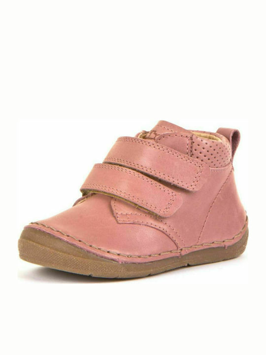 Froddo G2130241 Kids Anatomic Boots with Hoop & Loop Closure Pink