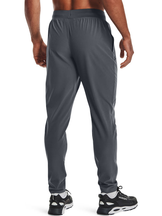 Stretch Woven Sweatpants Gray