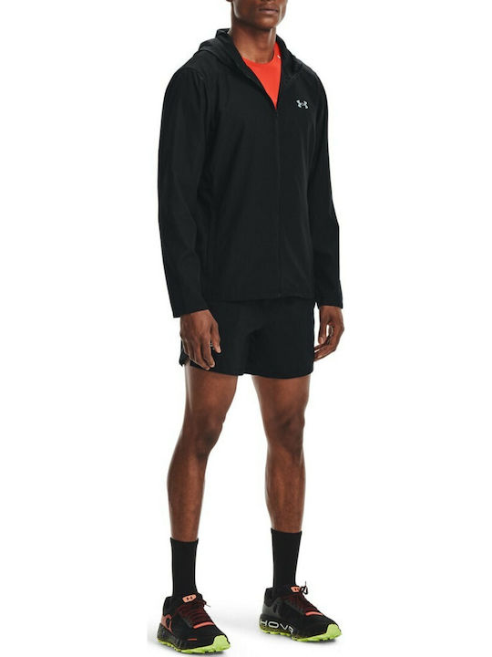 Outrun Jacke Wasserdicht und Winddicht Schwarz