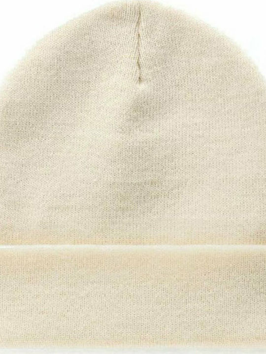 Dickies Gibsland Knitted Beanie Cap Ecru