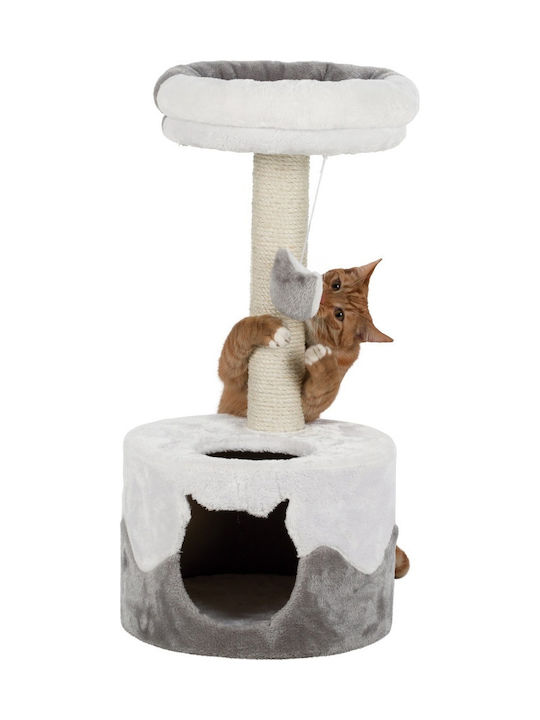 Trixie Nuria Kratzbaum Katzenbäume Weiß 2 Ebenen 35x35x71cm