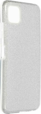 Forcell Shining Silicone Back Cover Silver (Galaxy A22 5G)