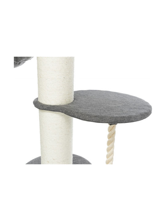 Trixie Fidele Stâlp pentru zgâriat pisici Copaci pentru pisici Gri tavan 4 niveluri 58x58x250cm