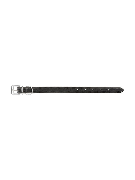 Trixie Active Comfort Κολάρο Σκύλου Δερμάτινο σε Μαύρο χρώμα Περιλαίμιο XSmall/Small 21-32cm/25mm Δερμάτινο Μαύρο/Γκρι Small / XSmall