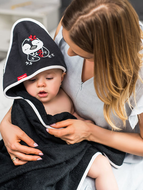 Babyono Kapuzen Schwarz