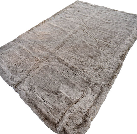 Balsan Rabbit Skin Χαλί Διάδρομος Shaggy Γούνινο Beige 80x150cm