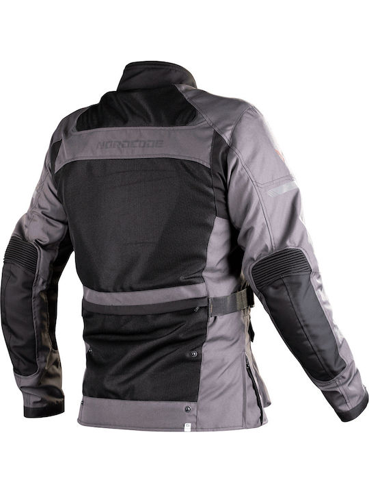 Nordcode Terra Flow Лятно Мъжко Мотоциклетно Яке Waterproof Dark Grey