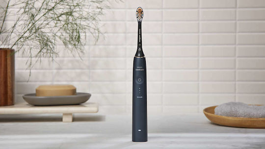 Philips Sonicare DiamondClean 9900 Electric Toothbrush with Pressure Sensor and Travel Case Blue