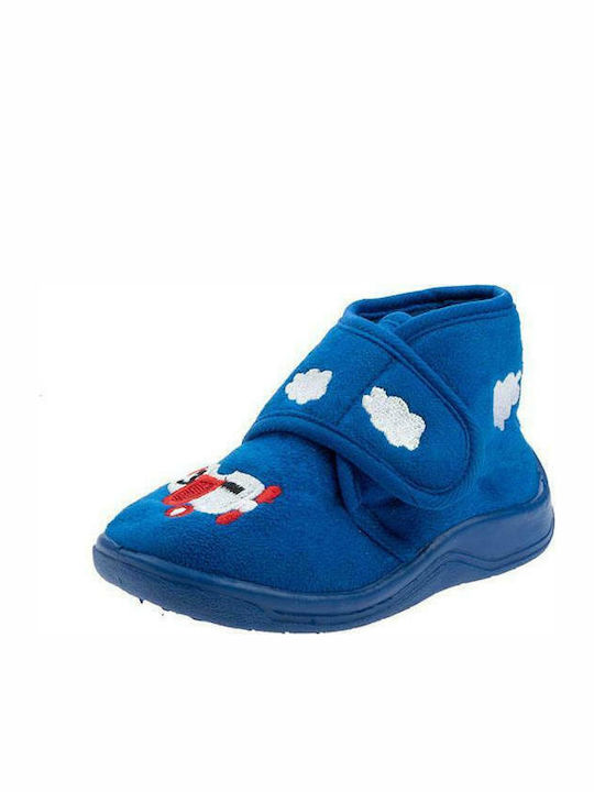 Happy Bee Kids Slipper Blue