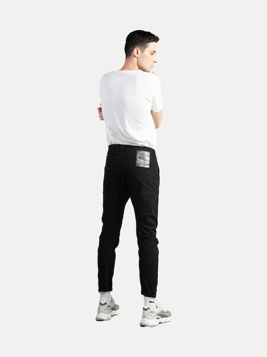 Caprice G0198 Ανδρικό Παντελόνι Τζιν Ελαστικό με Slim Εφαρμογή Μαύρο