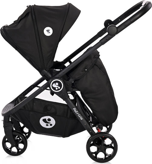 Lorelli Patrizia Adjustable 2 in 1 Baby Stroller Suitable for Newborn Black 10.4kg