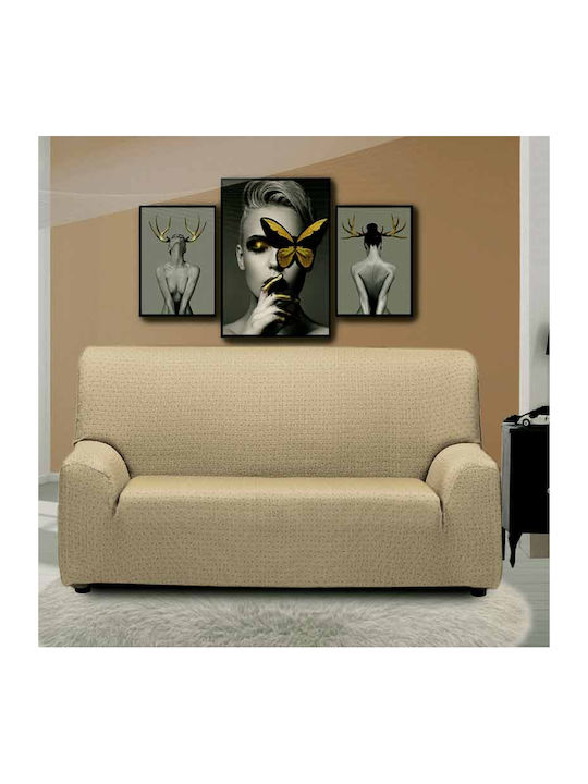 SB Home Sabrina Ελαστικό Κάλυμμα Πολυθρόνας Cream 70x110cm