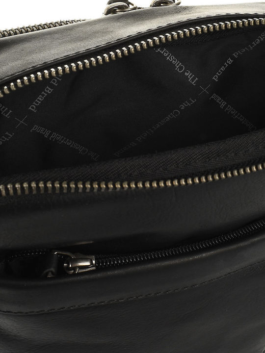 Leather Men's Bag Shoulder / Crossbody Black