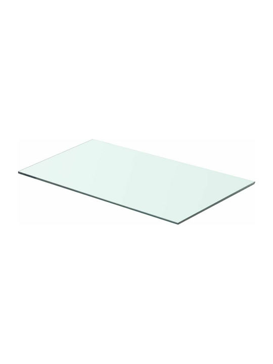 Wall Shelves Transparent 2 Pieces 60x30x0.8cm