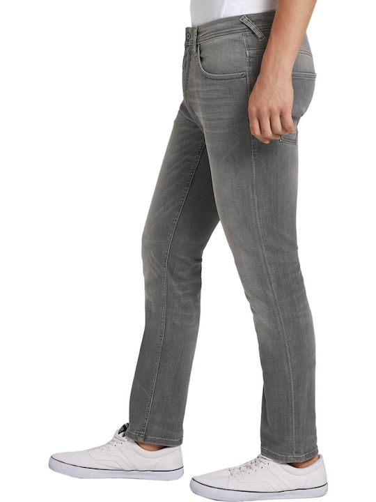 Aedan Ανδρικό Παντελόνι Τζιν με Relaxed Straight Εφαρμογή Mid Stone Grey