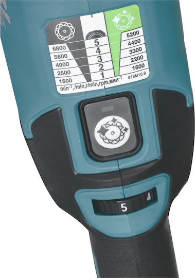 Makita DPO500Z Περιστροφικός Αλοιφαδόρος 18V Solo με Ταχύτητα 780rpm & Ρύθμιση Στροφών