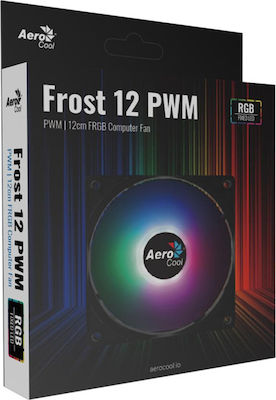 Aerocool Frost 12 FRGB Case Fan 120mm με Σύνδεση 4-Pin PWM