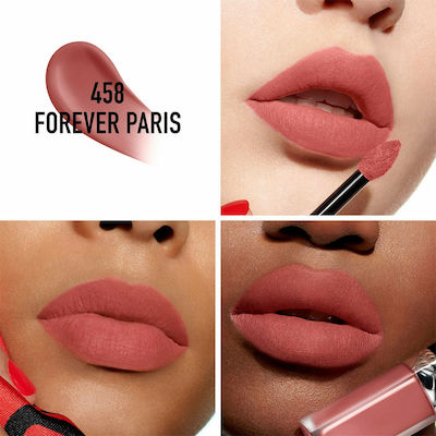 Dior Forever Liquid Течност Червило Матов 458 Forever Paris 6мл