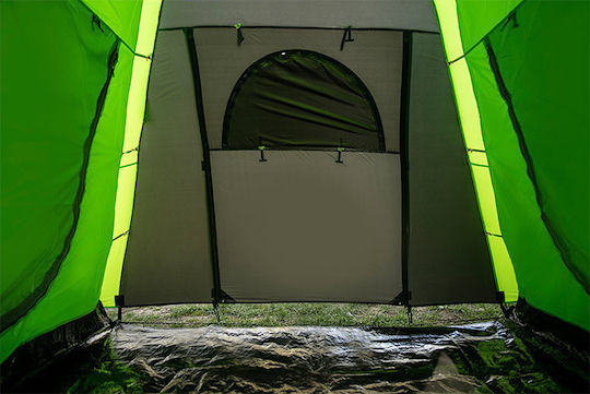 Peme Bojan 6 Χειμερινή Σκηνή Camping Τούνελ Μαύρη με Διπλό Πανί για 6 Άτομα 570x220x200εκ.