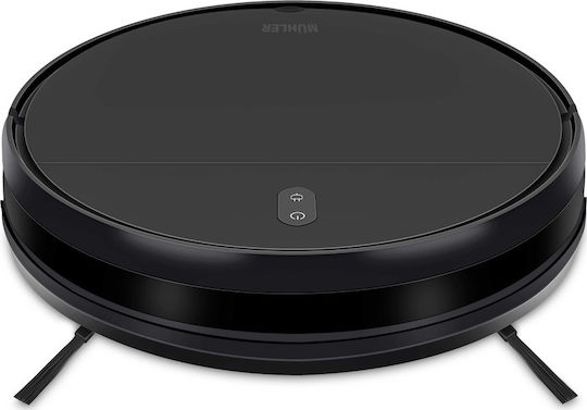 Muhler Bobby 1 Roboter-Staubsauger mit Intelligenter Navigation und Saugkraft 1400Pa Schwarz