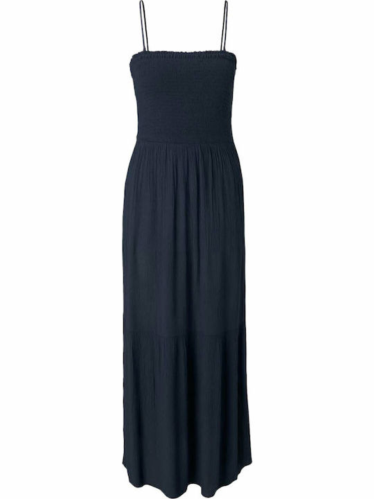 Sommer Midi Kleid Sky Captain Blue