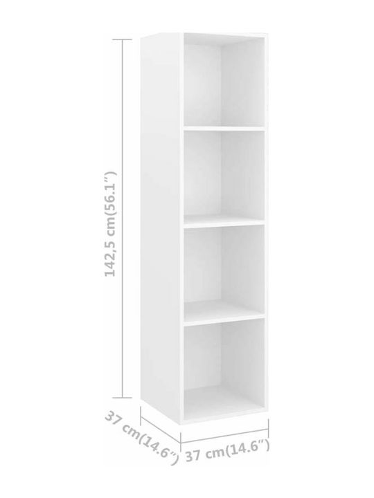 Wohnzimmer TV-Einheit Weiß L37xB37xH142.5cm