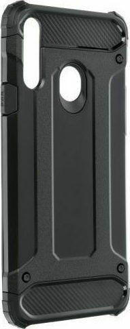 Forcell Back Cover Plastic Negru (Galaxy A21s)