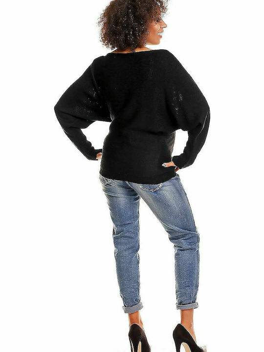 PeeKaBoo 70003C Pullover Schwangerschafts-Tops Schwarz 84276