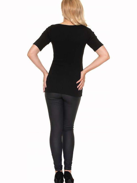 PeeKaBoo 1717 Maternity Top Black