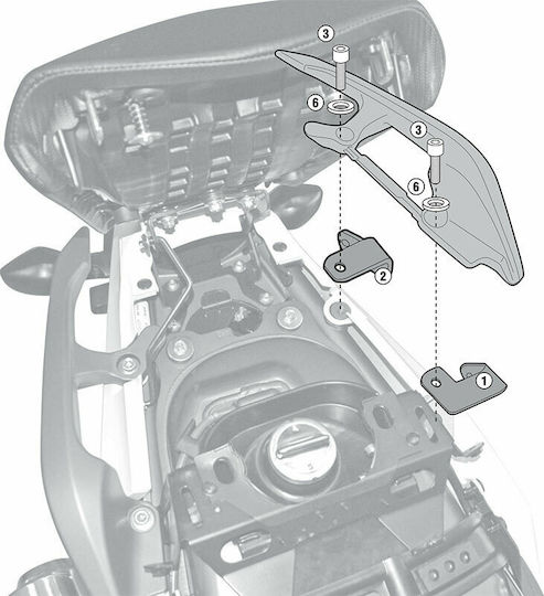 Givi Монтиране на резервоара за Honda NC700X