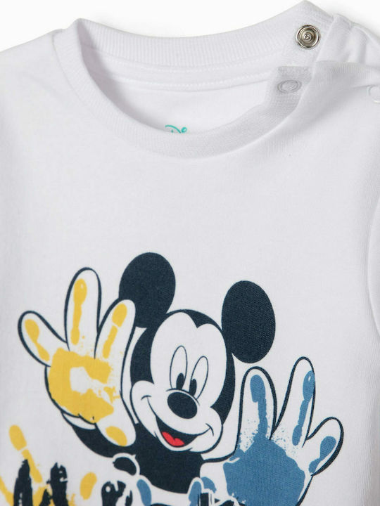 Zippy Pijama pentru copii De vară Albă