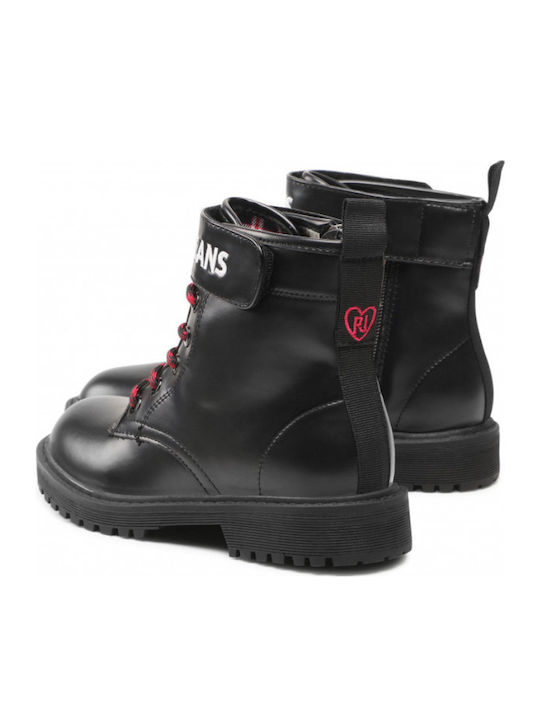 Hatton Kids Boots with Velcro Black