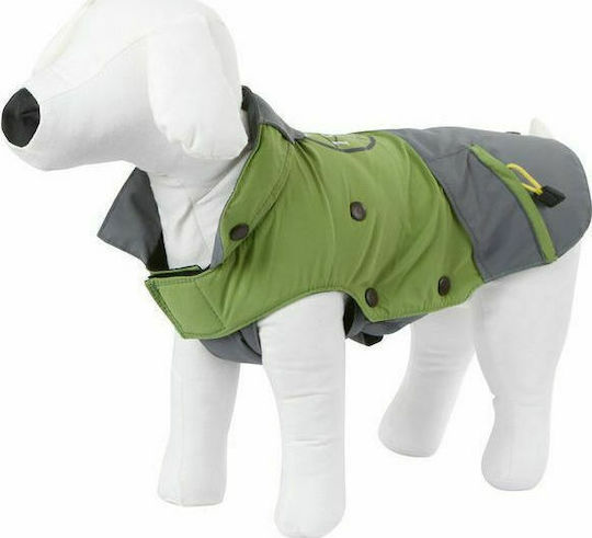 Kerbl Vancouver Green Fleece / Waterproof / Windproof Dog Coat with Hood with 45cm Back Length